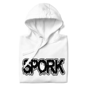 White & Black Spork Hoodie